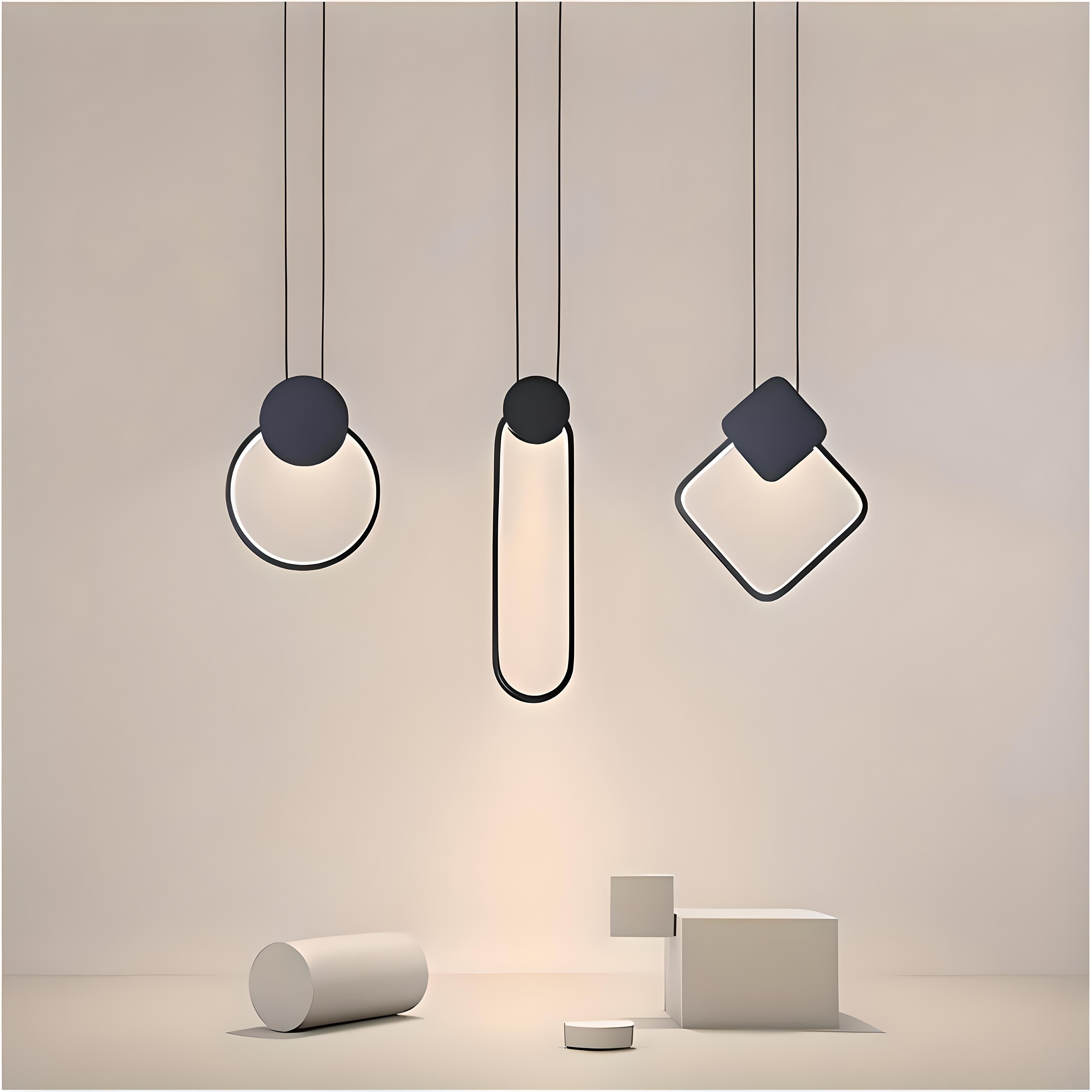 Contemporary LED Hanging Chandelier