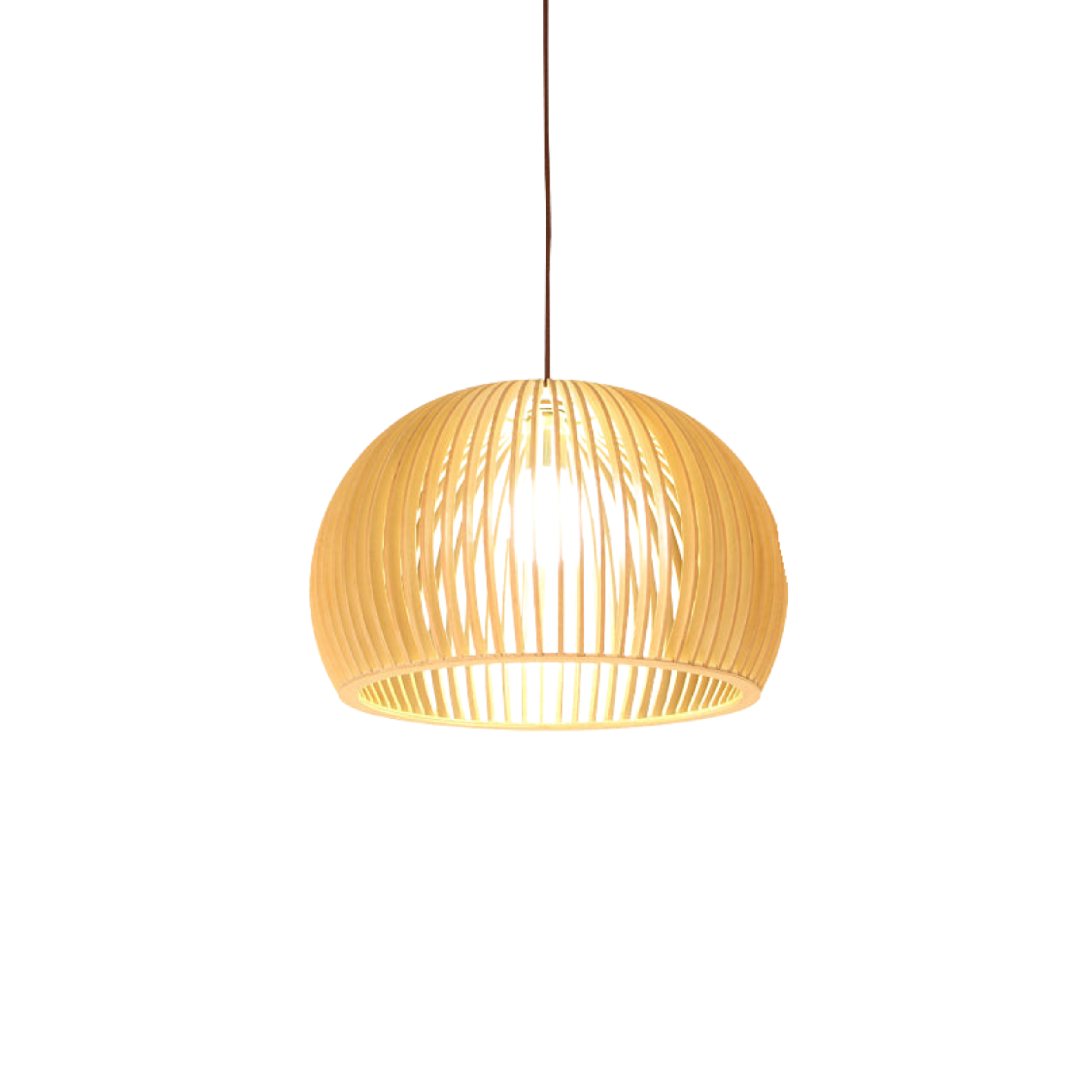 Gustavsburg - Wooden Cage Pendant Light