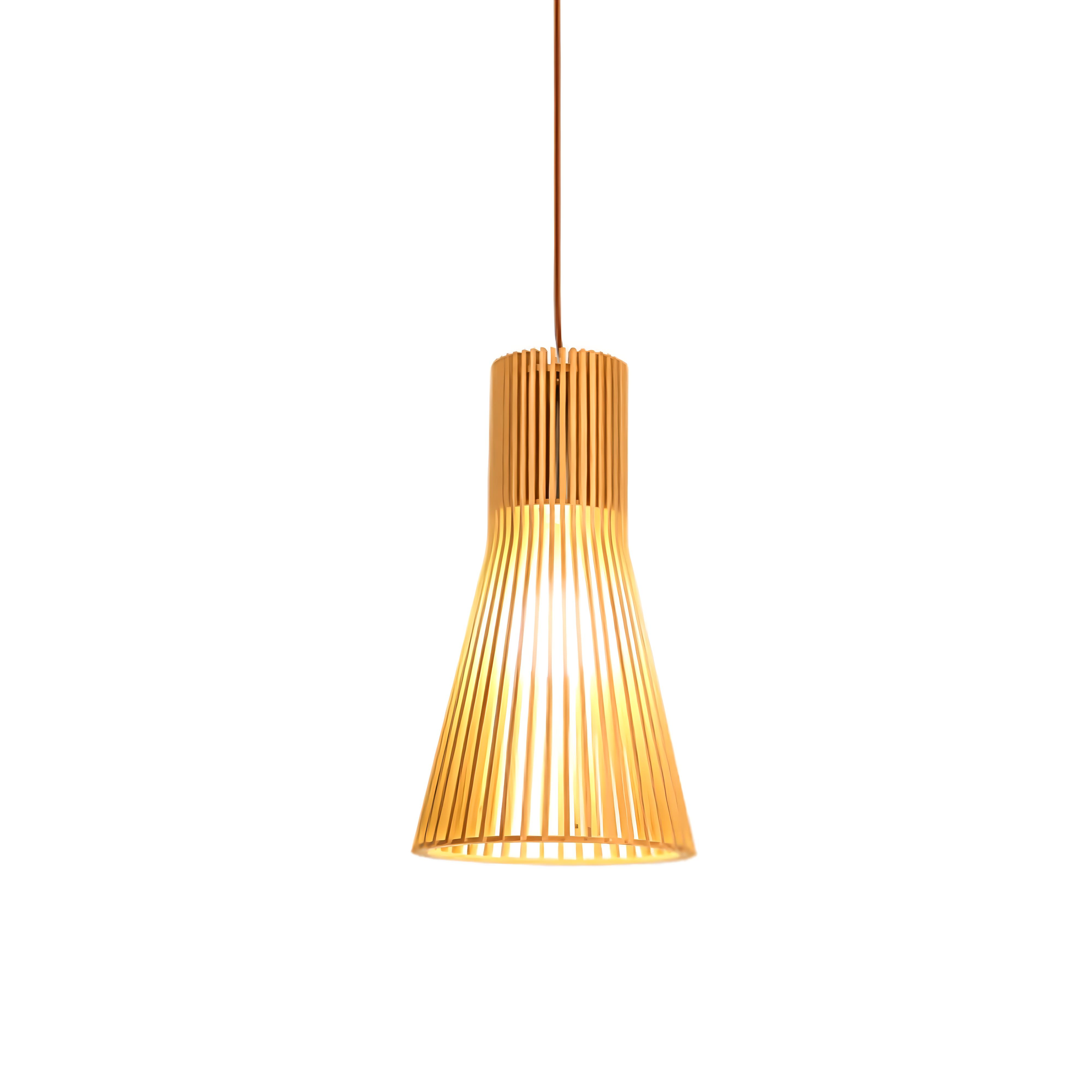 Gustavsburg - Wooden Cage Pendant Light