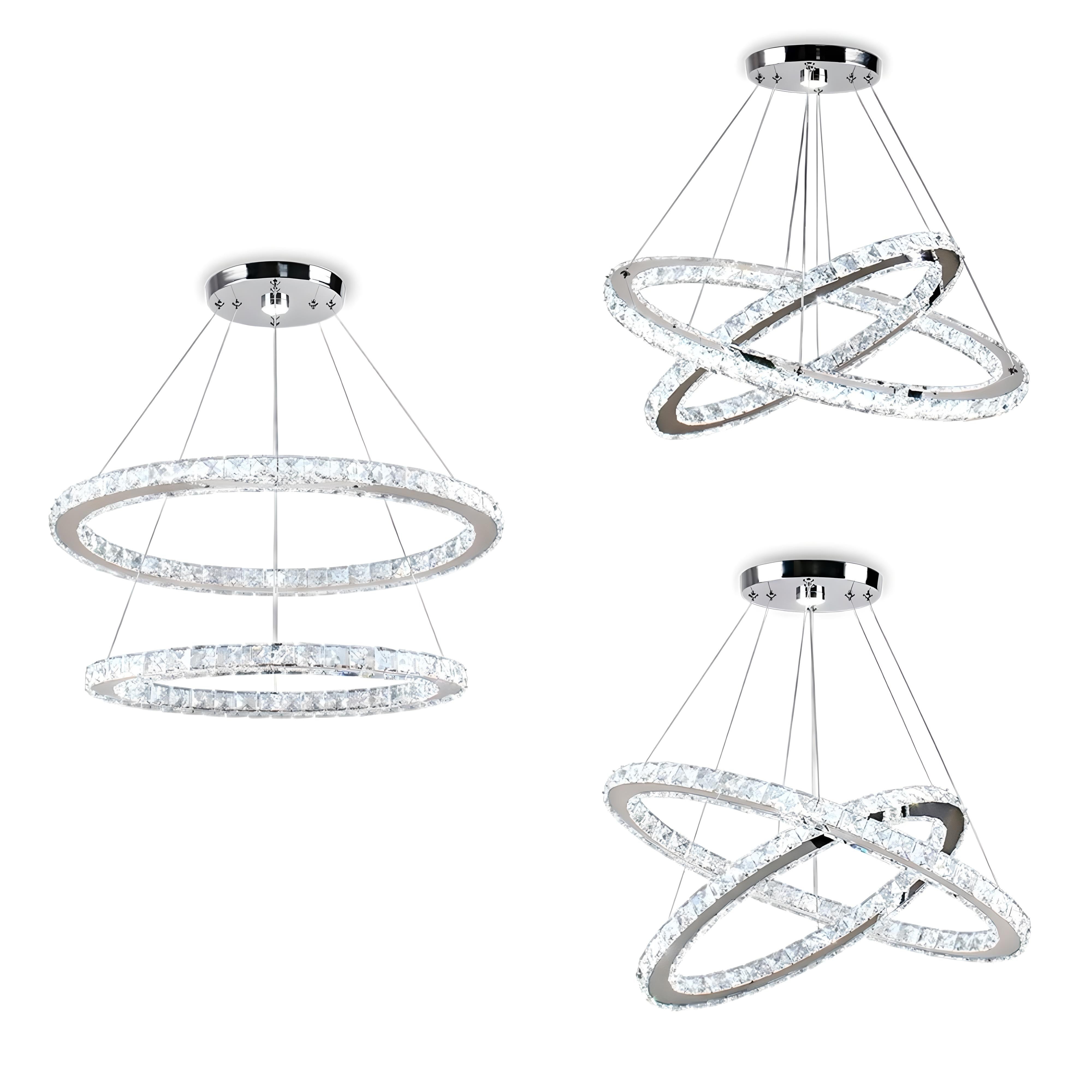 Hedmark - Oval Crystal Chandelier