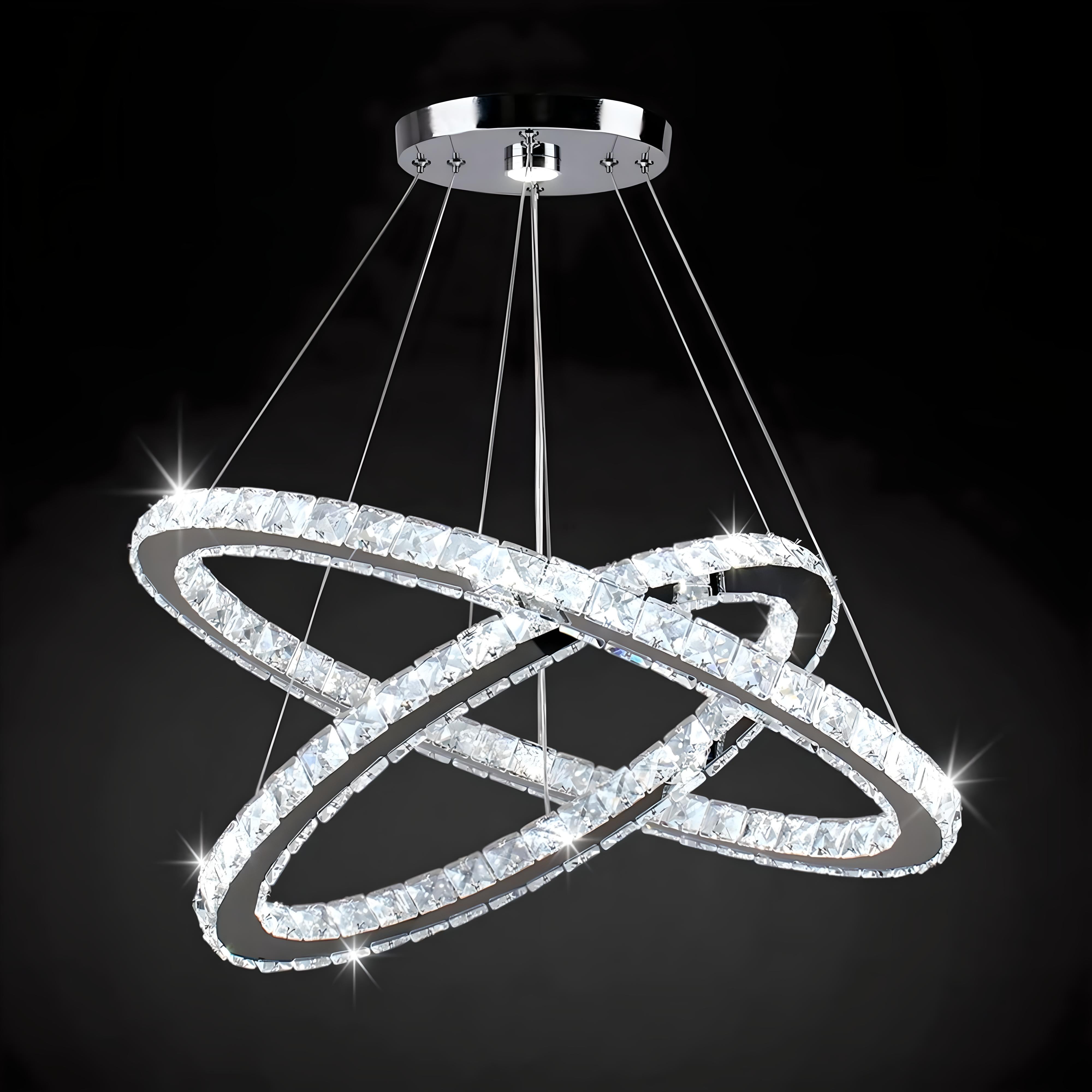 Hedmark - Oval Crystal Chandelier