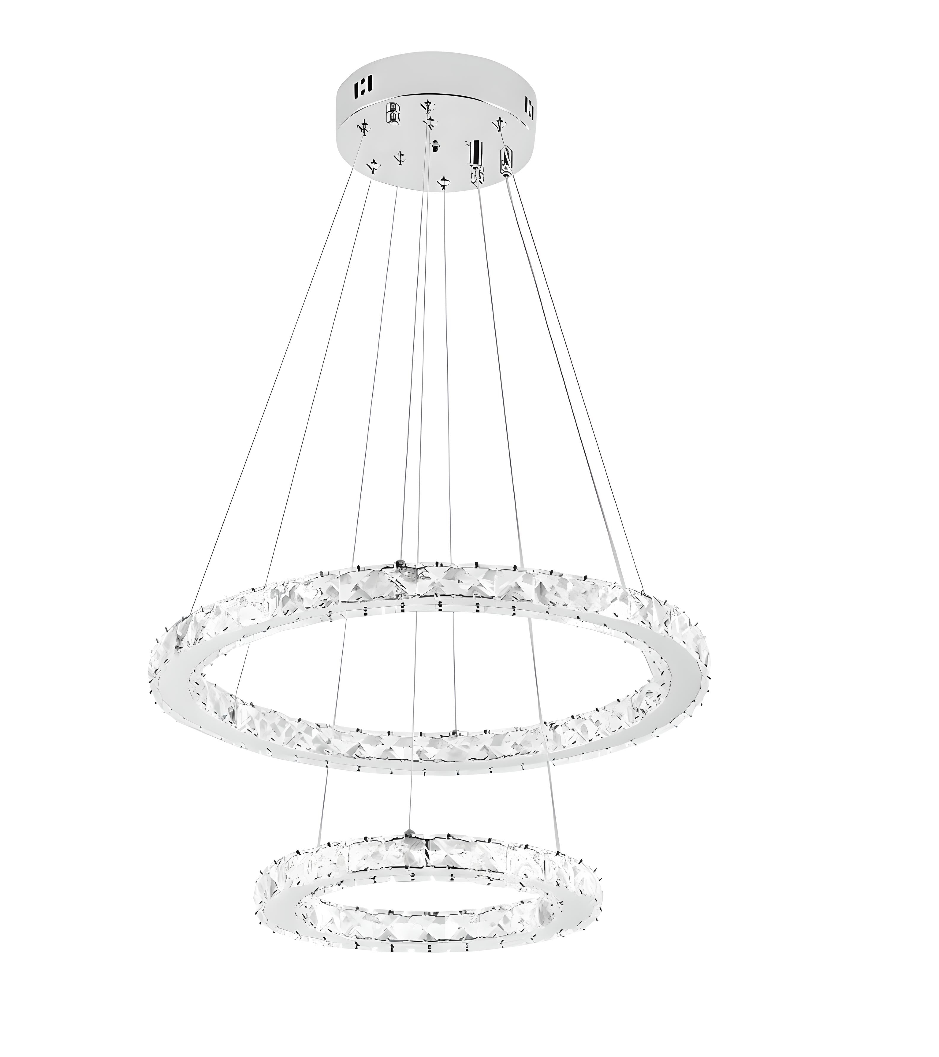 Oval Crystal Chandelier