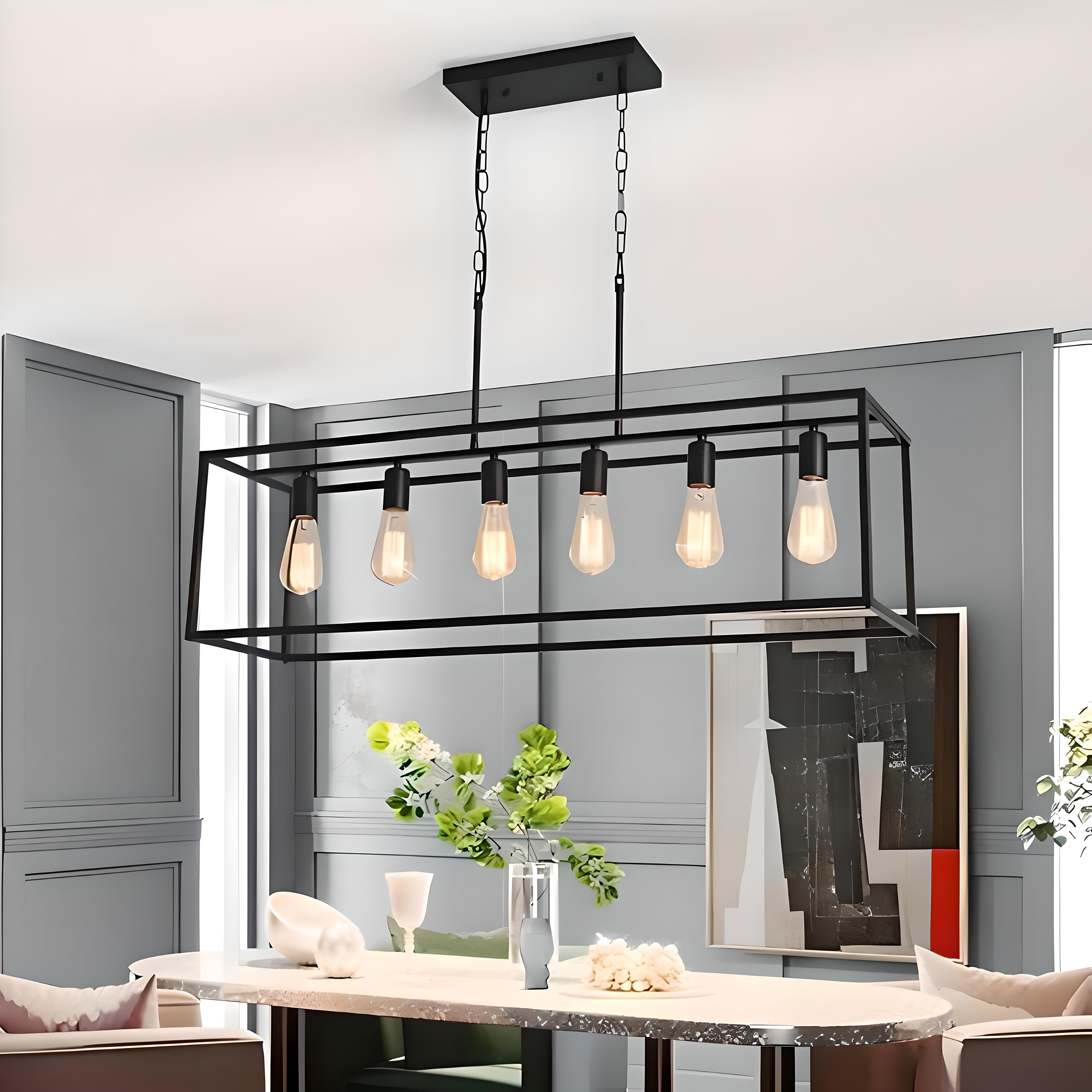 Rectangle Pendant Light