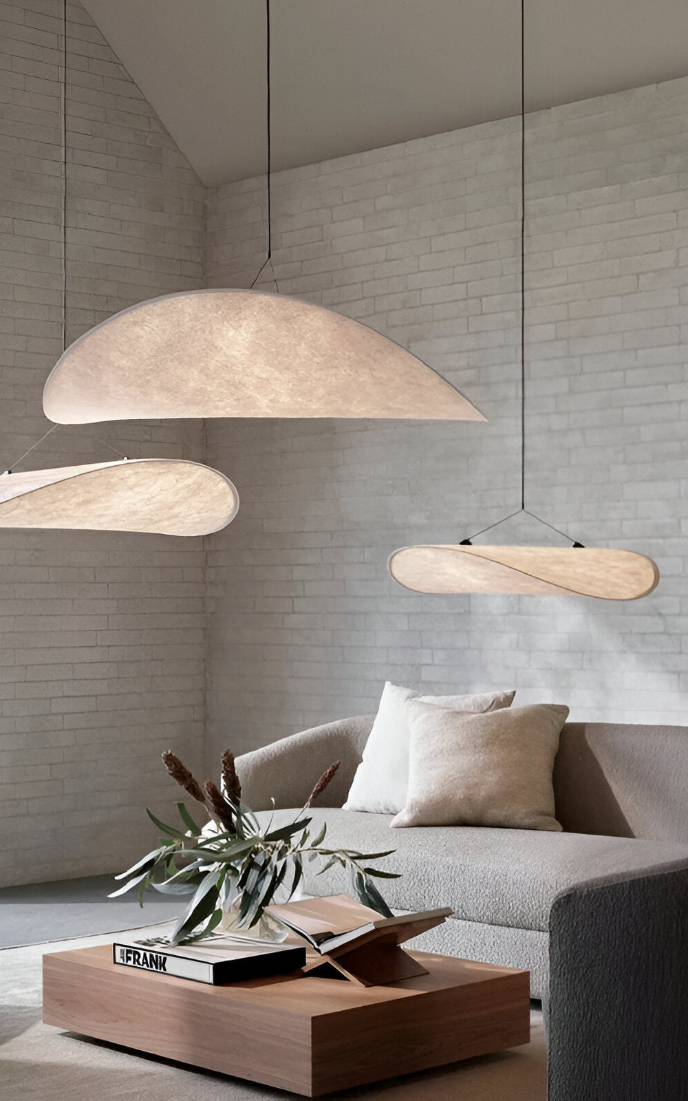 Modern hanging chandelier of a big shape