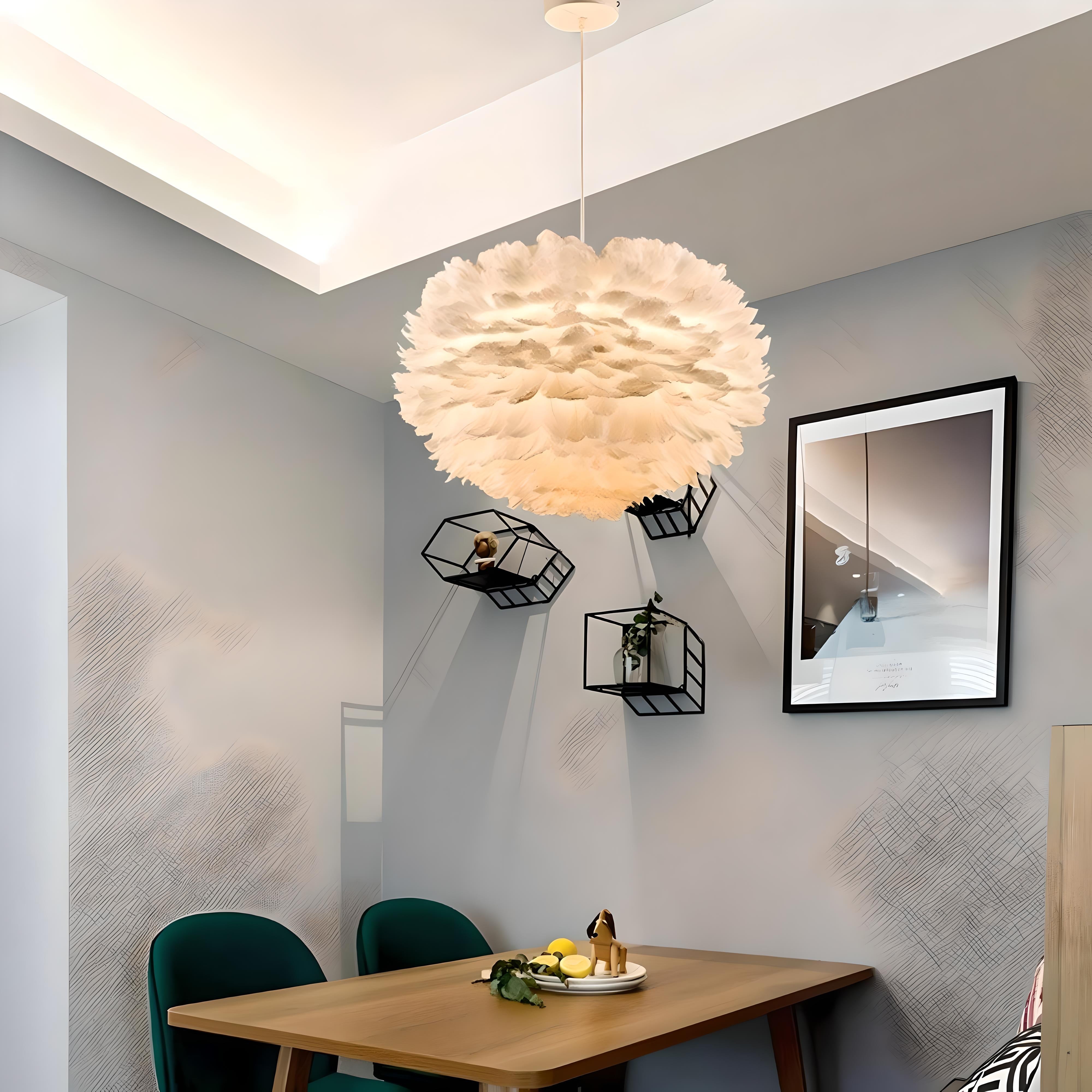 Feather Cloud Chandelier