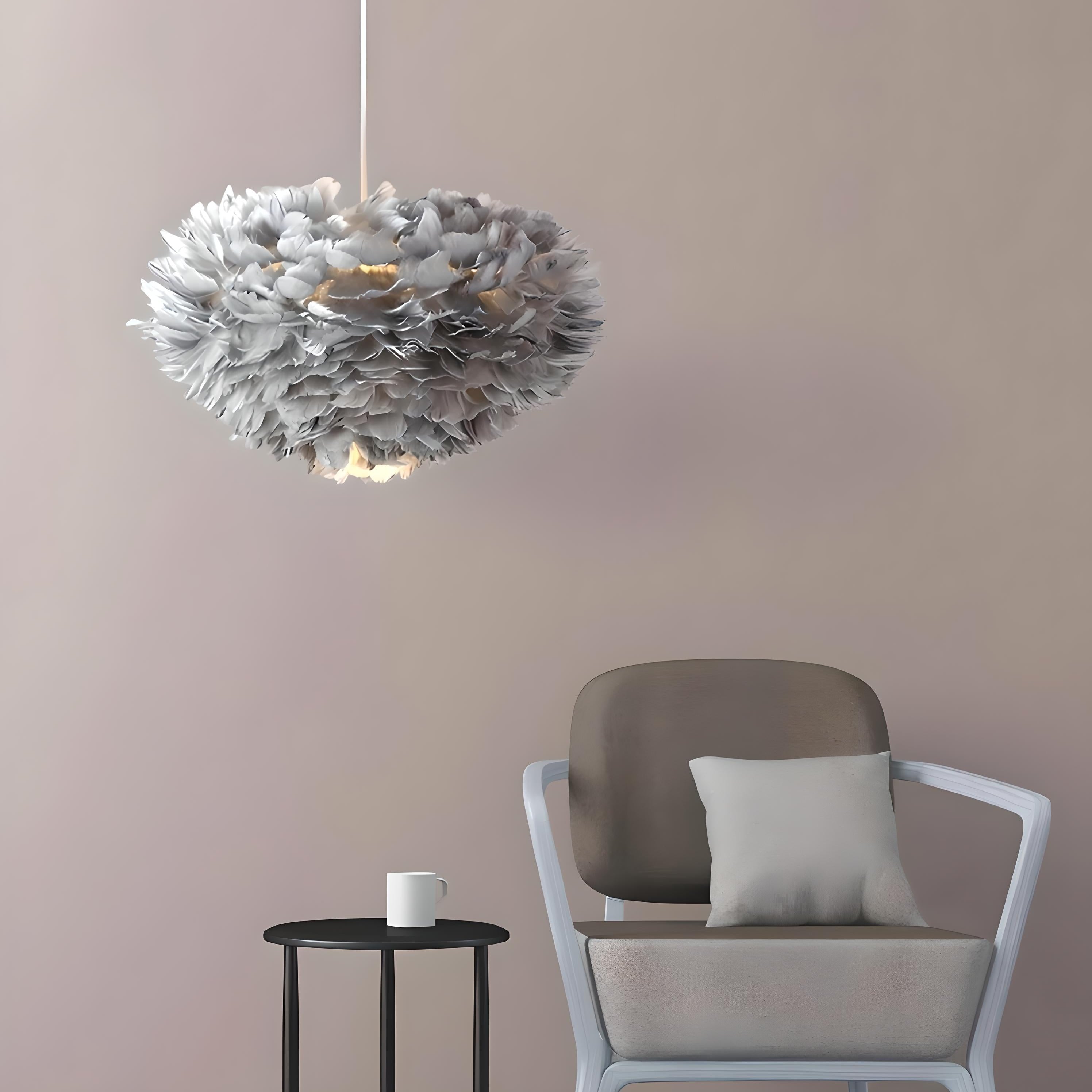 Feather Cloud Chandelier