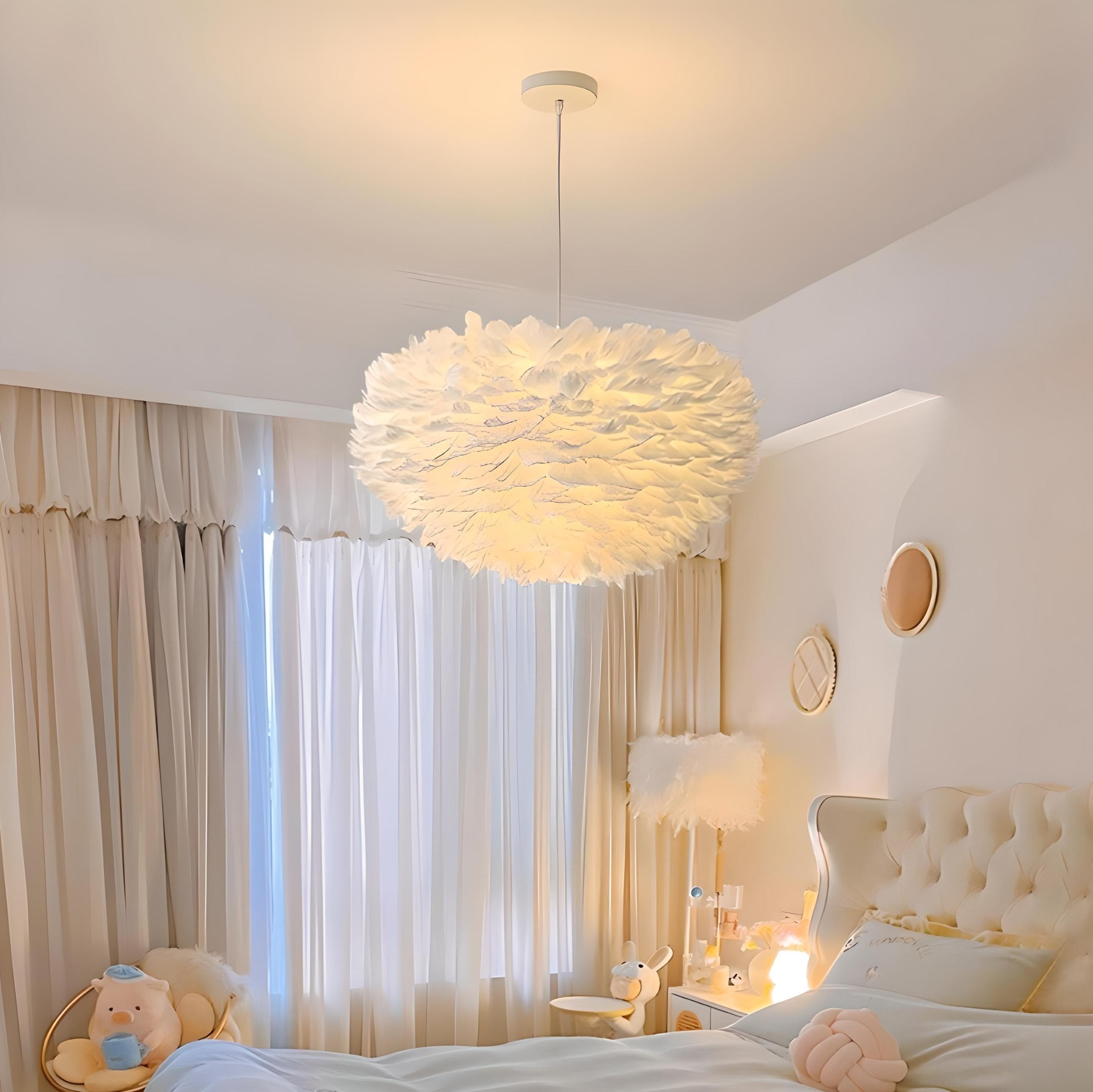 Feather Cloud Chandelier