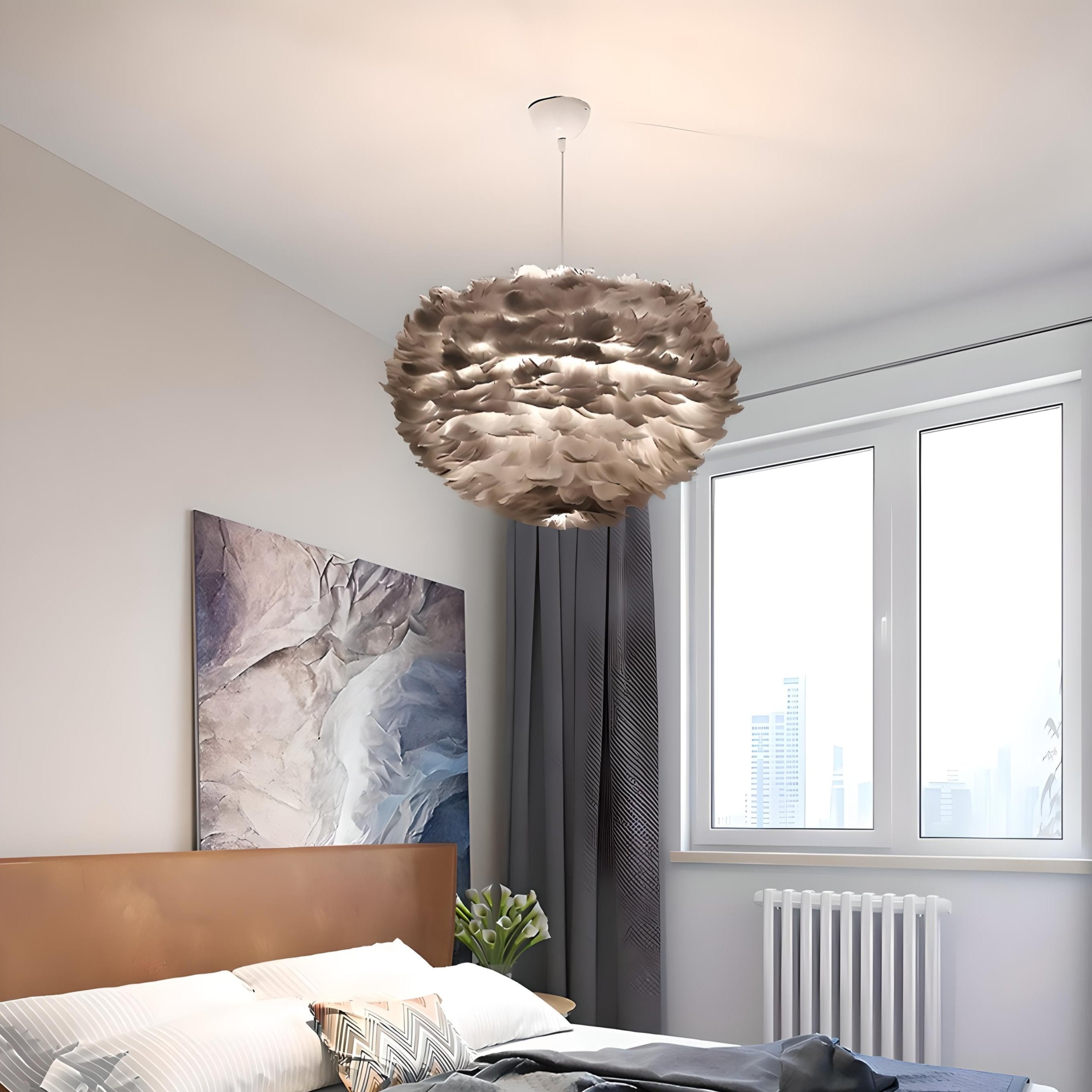 Feather Cloud Chandelier