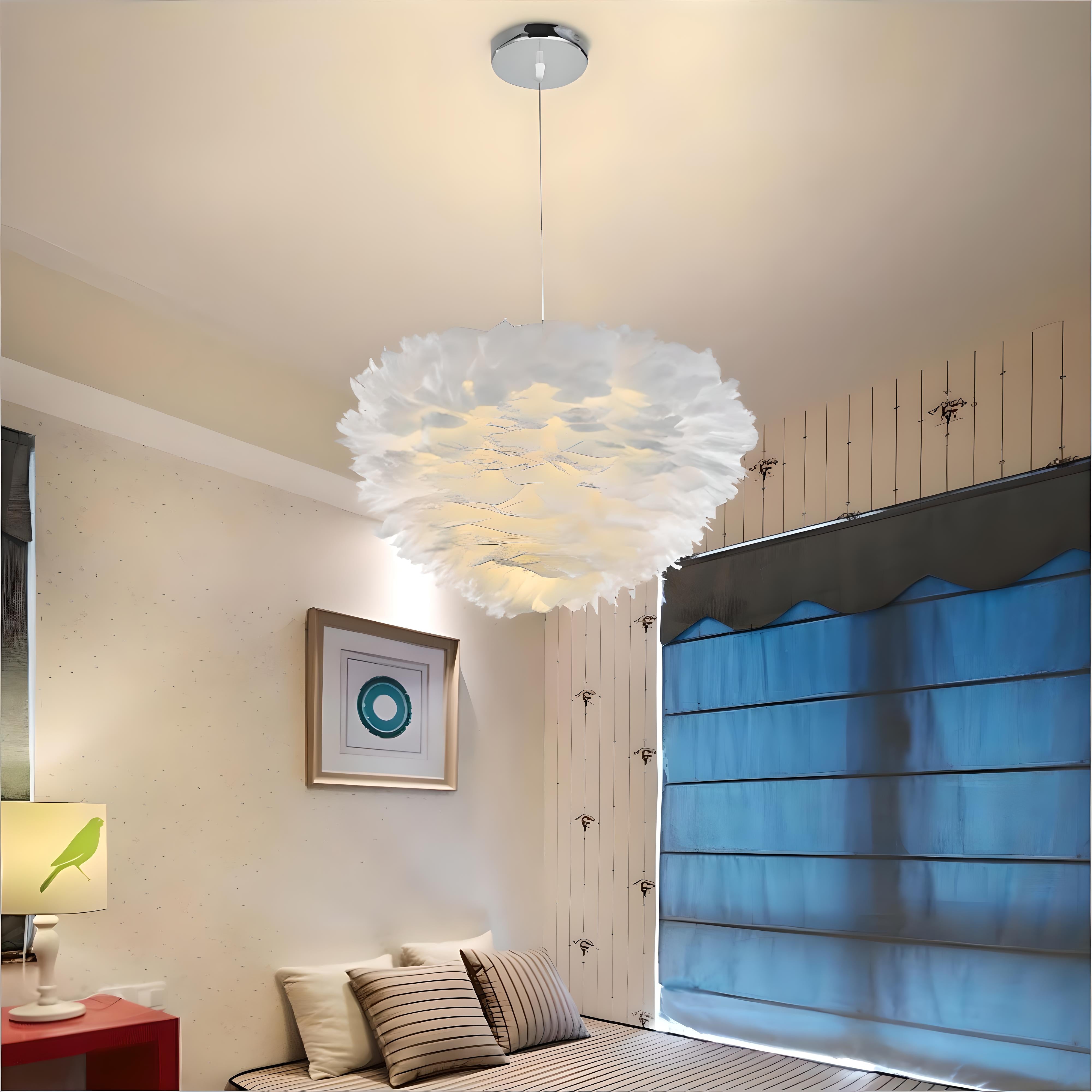 Feather Cloud Chandelier