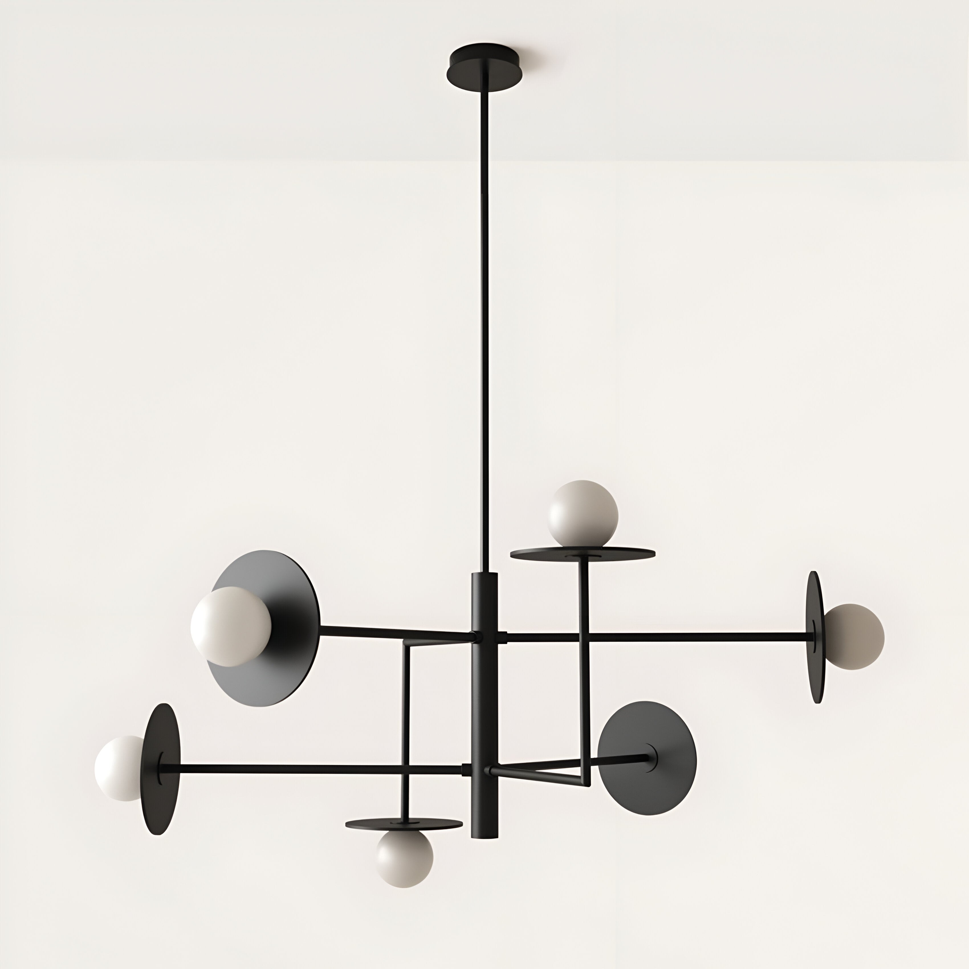 Sculptural Hanging Chandelier