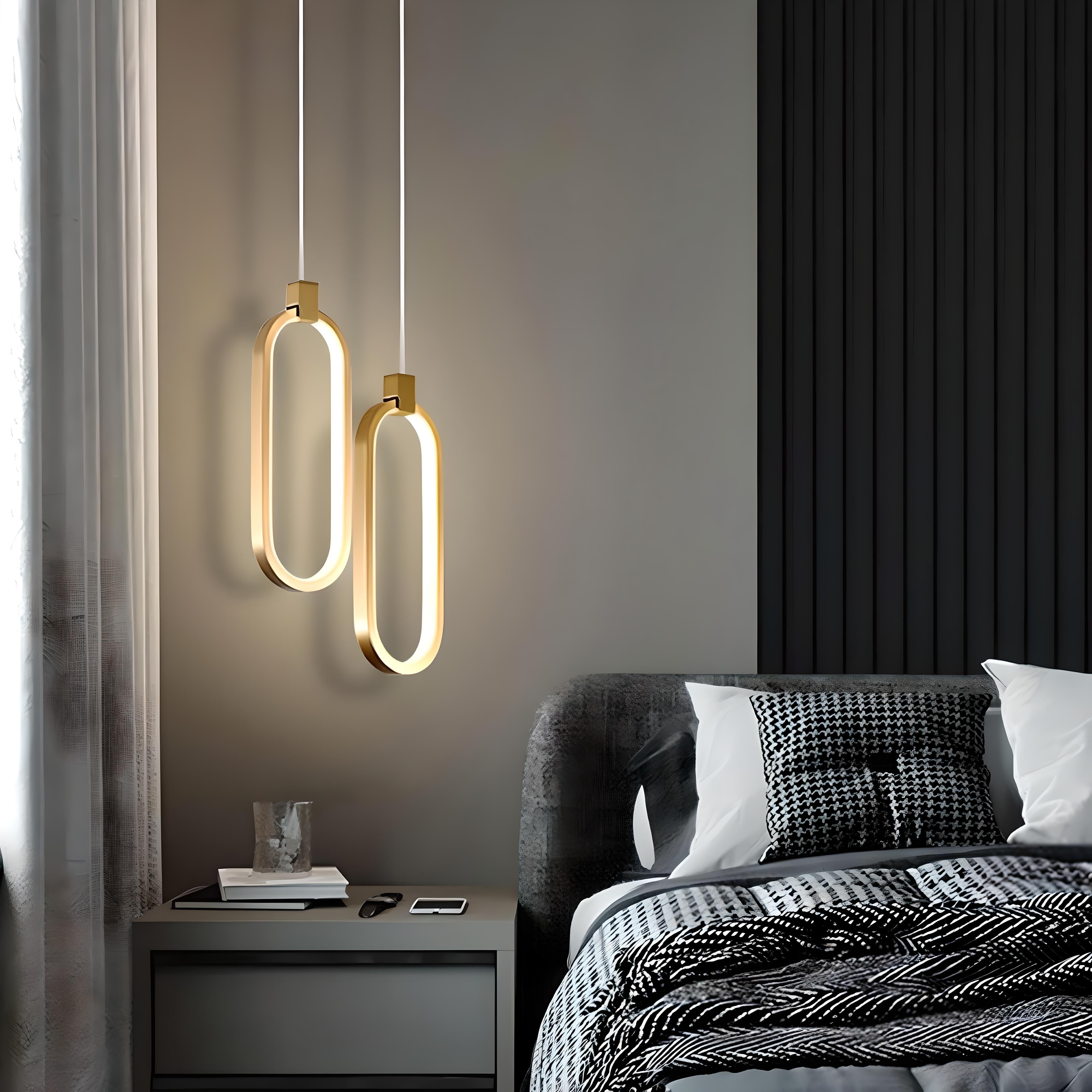 Stylish Bedside Chandelier