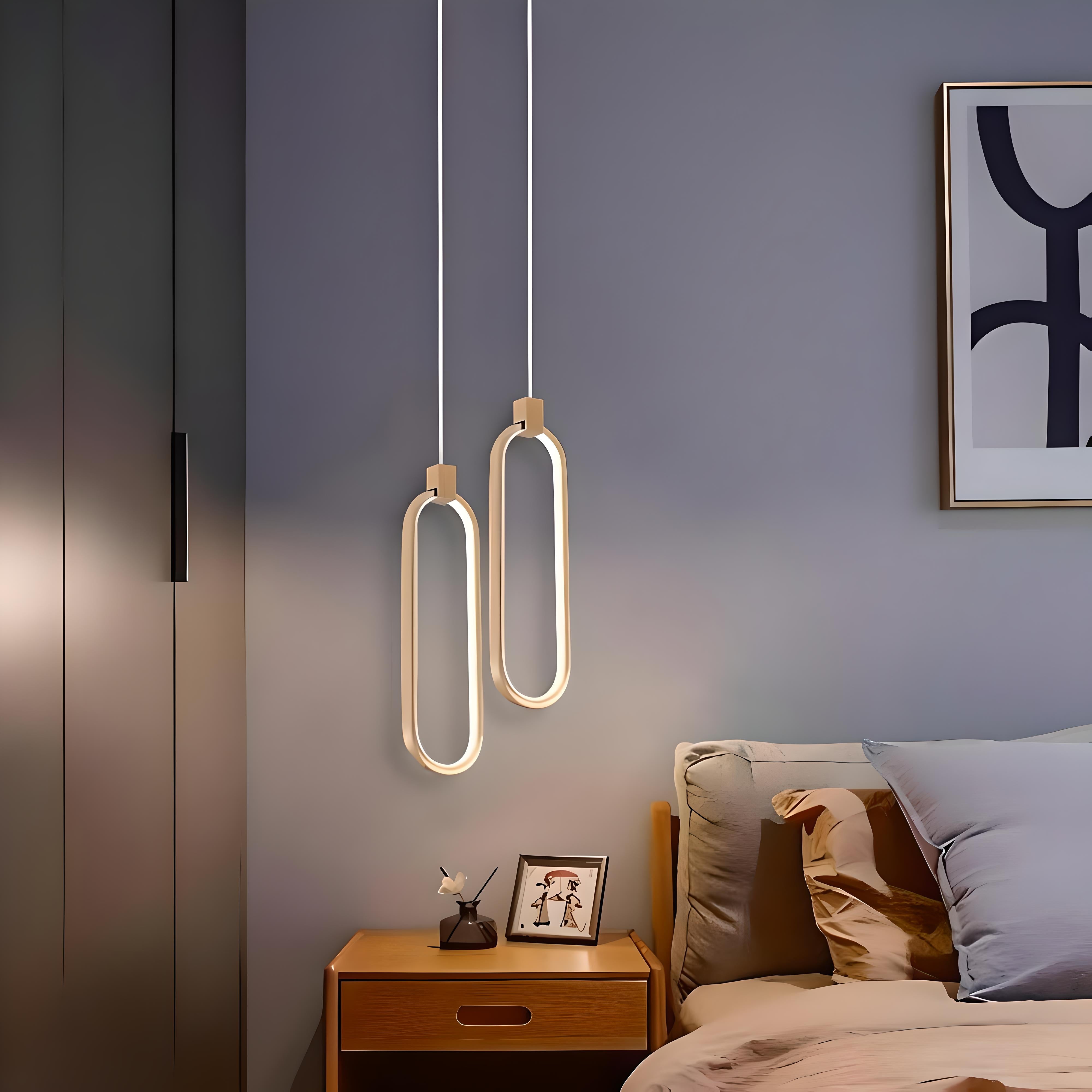 Stylish Bedside Chandelier