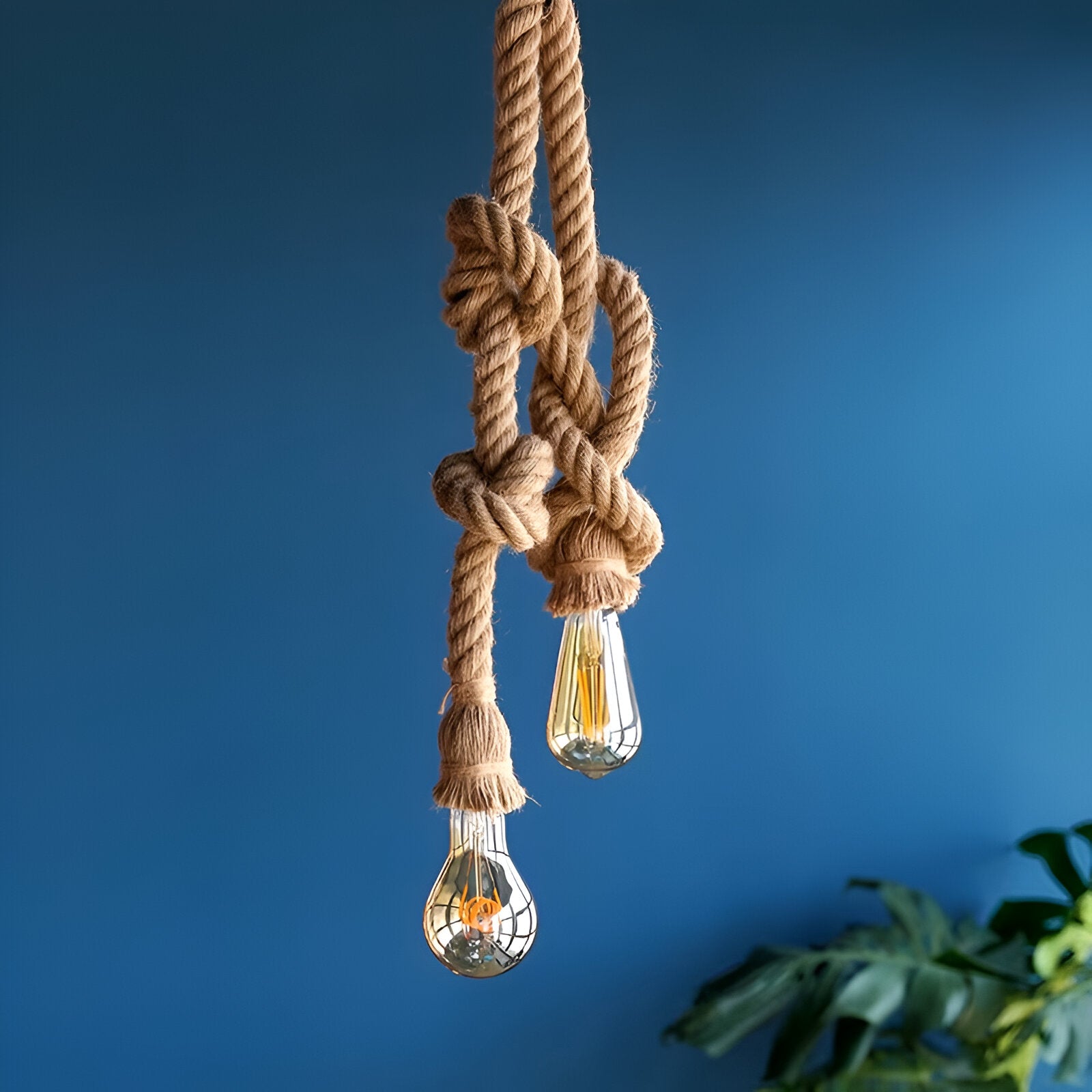 Hemp Rope Pendant Light