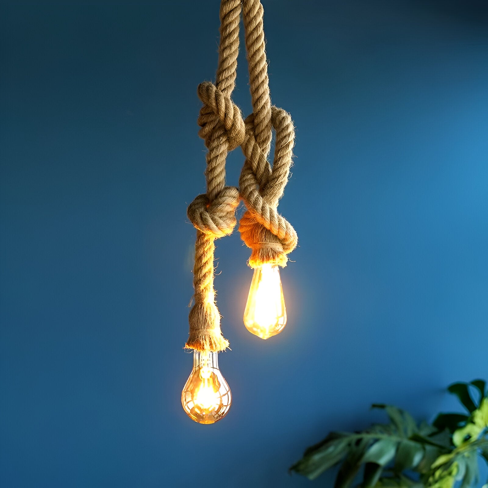 Hemp Rope Chandelier