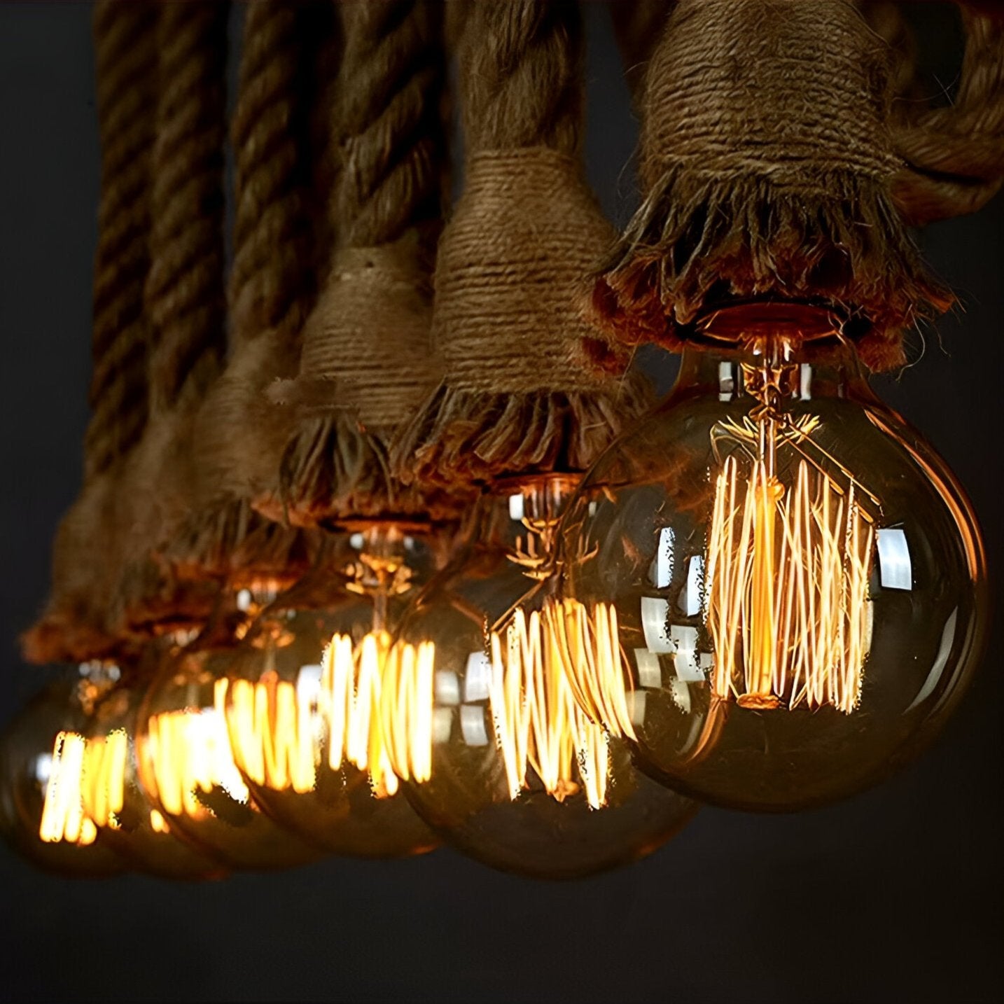 Hemp Rope Pendant Light