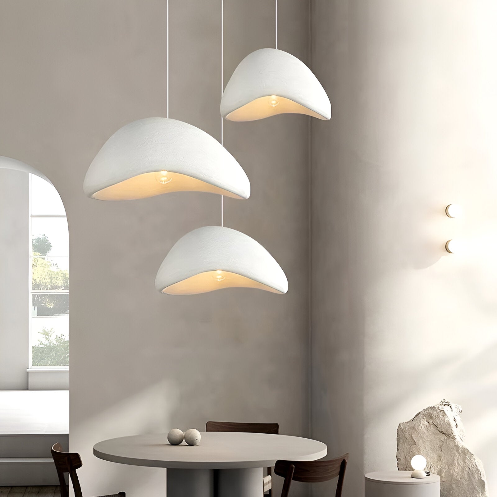 Contemporary stone light