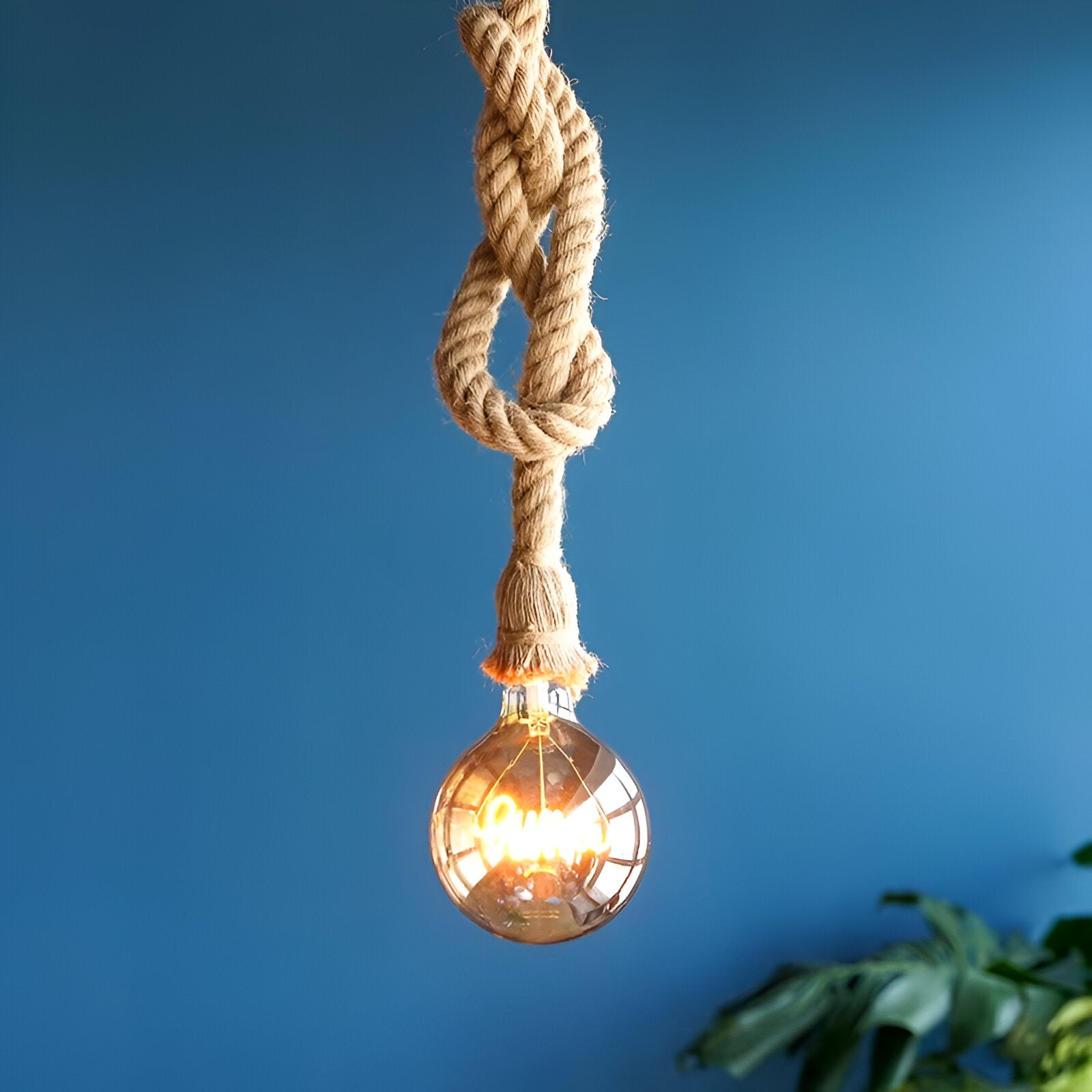 Hemp Rope Pendant Light