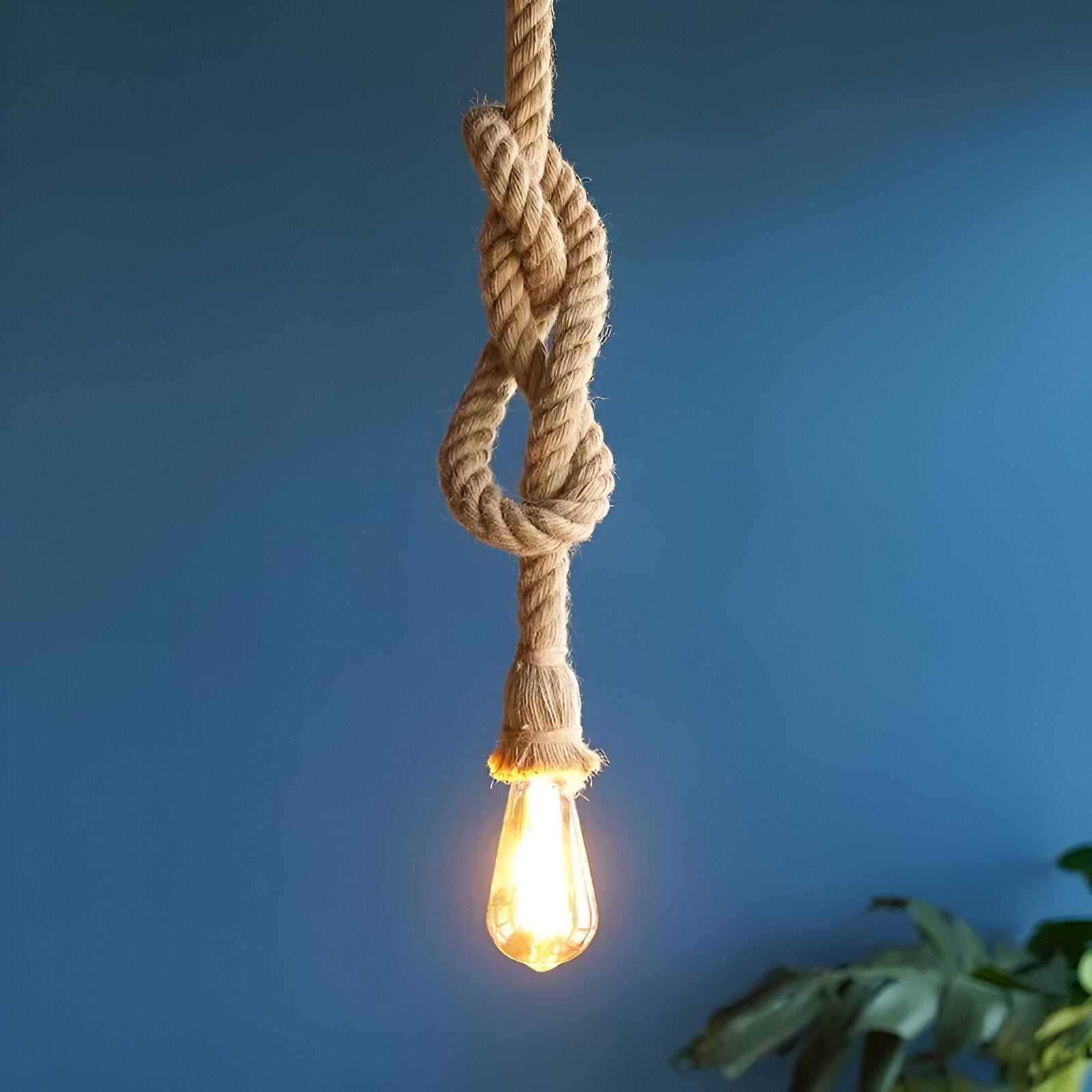 Hemp Rope Chandelier