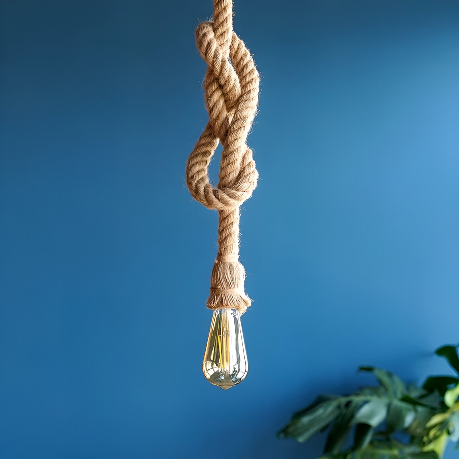 Hemp Rope Pendant Light